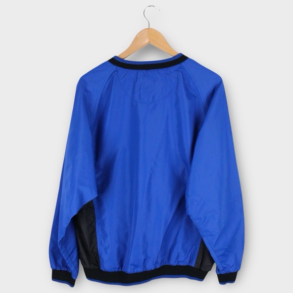 Vintage Nike Team Pullover Windbreaker Jacket Blue Black Men's Medium - Picture 4 of 4